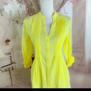 FIRM🔥Soft Surroundings embroidered Gauze tunic y